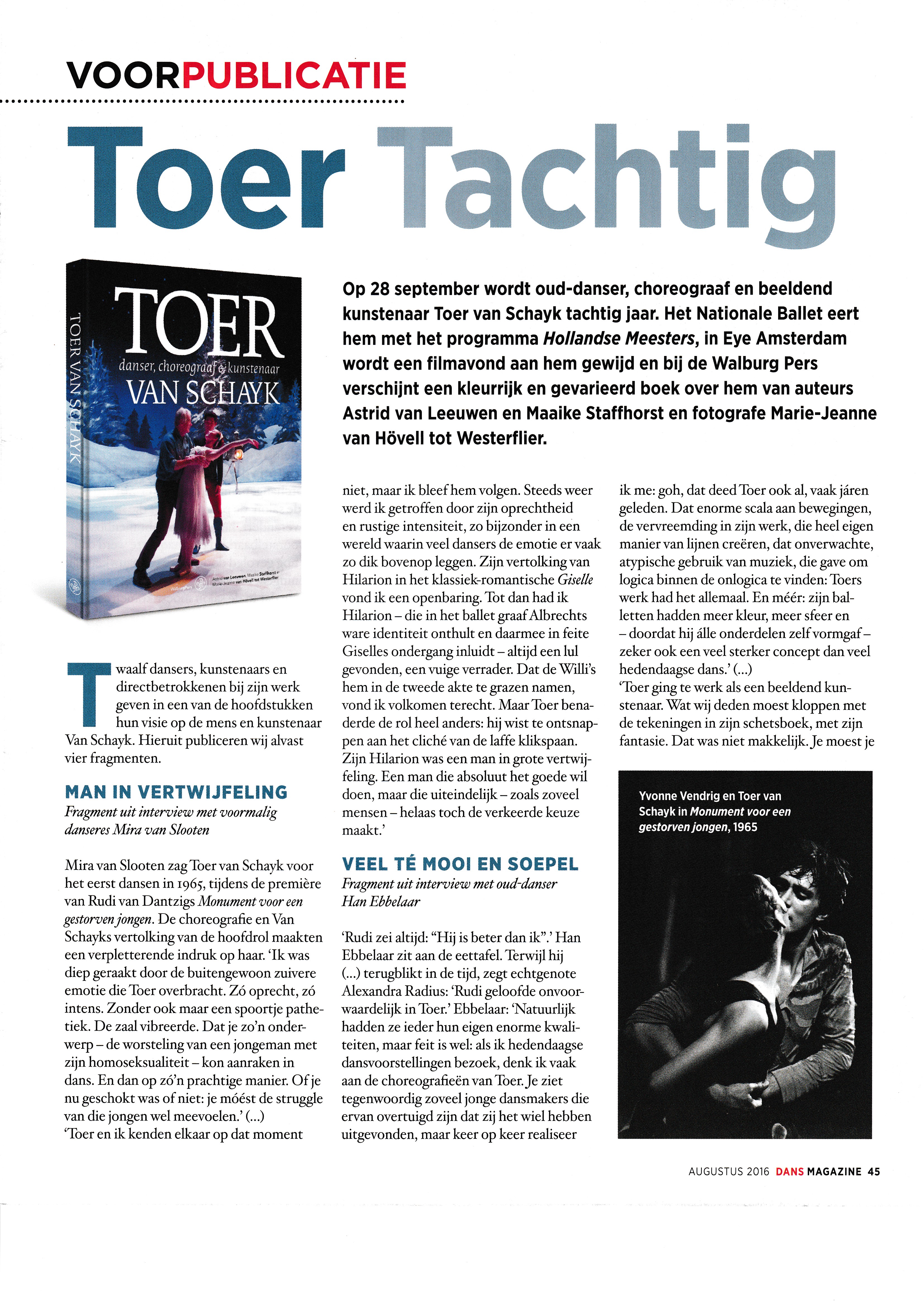 Dans Magazine april 2016